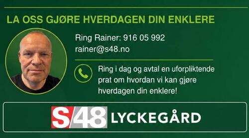 S48 Lyckegård AS informerer