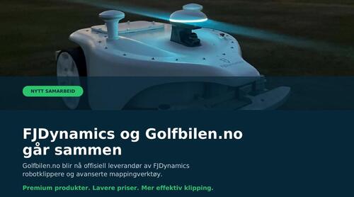 FJDynamics og Golfbilen.no går sammen