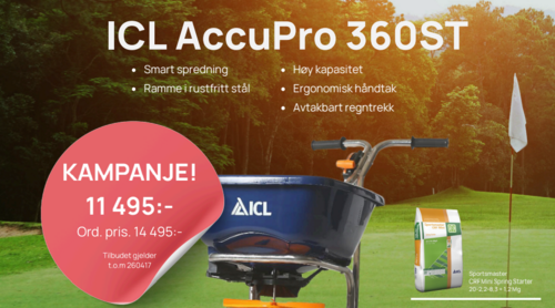 Jordelit gjødselspreder kampanje