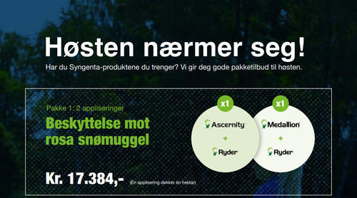 Felleskjøpet Syngenta kampanje høst 2023