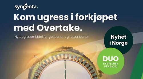 Nytt ugressmiddel for golfbaner og fotballbaner